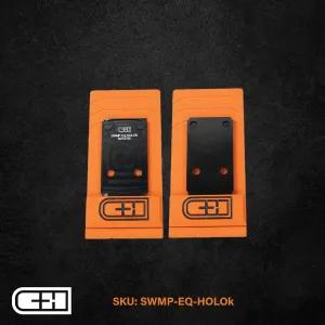 C&H Precision C&H Red-Dot Adapter Plate - Enhance Your Red-Dot Optics - SWMP-57-EQ-HOLOK - Optic Mount - view 1