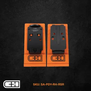 C&H Precision C&H Red-Dot Adapter Plate - High-Performance Mount - SA-PDY-RH-RSR - Optic Mount - view 1