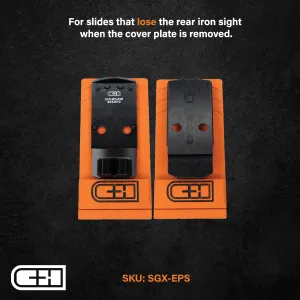 C&H Precision C&H Red-Dot Adapter Plate - Precision and Stability - SGX-EPS - Optic Mount, vista 1