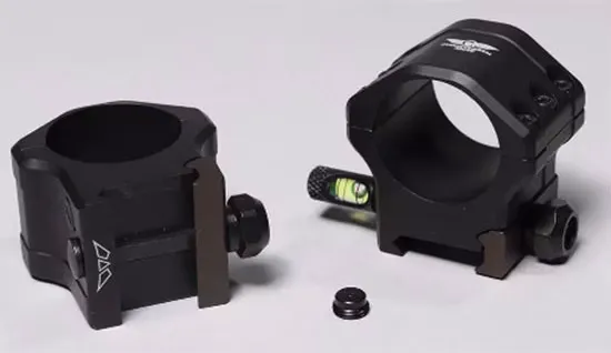 Christensen Arms Tactical, 30mm Scope Rings, Medium Height, Black, Anodized - Optic Mount, vista 1