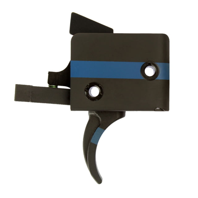 CMC Triggers AR-15/AR-10 Trigger Group Single Stage Small Pin Curved 3.5lb Pull Blue Line - Trigger for AR-15 - view 1