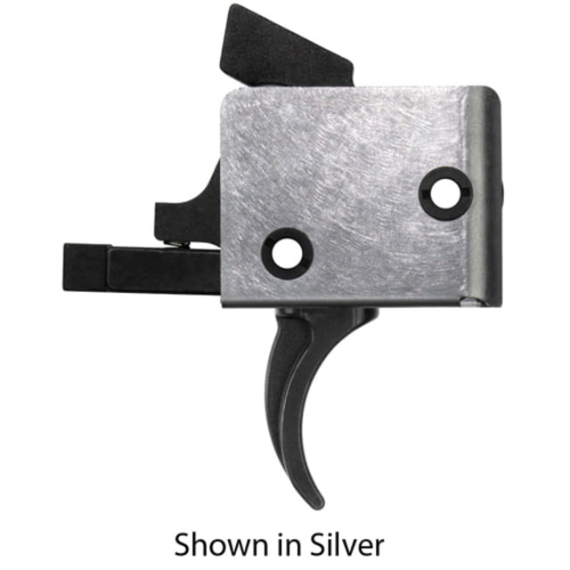 CMC Triggers AR-15/AR-10 Trigger Group Single Stage Small Pin Curved 5.5lb Pull Tungsten - Trigger for AR-15, vista 1