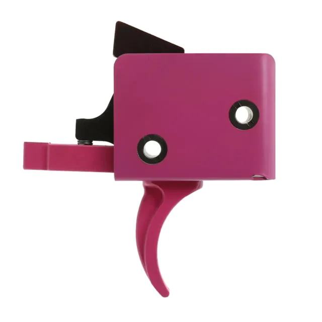 CMC Triggers AR-15/AR-10 Trigger Group Single Stage Small Pin Curved 6.5lb Pull Pink - Trigger for AR-15 - view 1