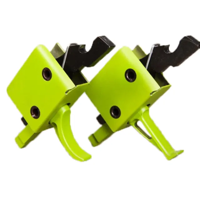 CMC Triggers AR-15/AR-10 Trigger Group Single Stage Small Pin Flat 3.5lb Pull Zombie Green - Trigger for AR-15 - view 1