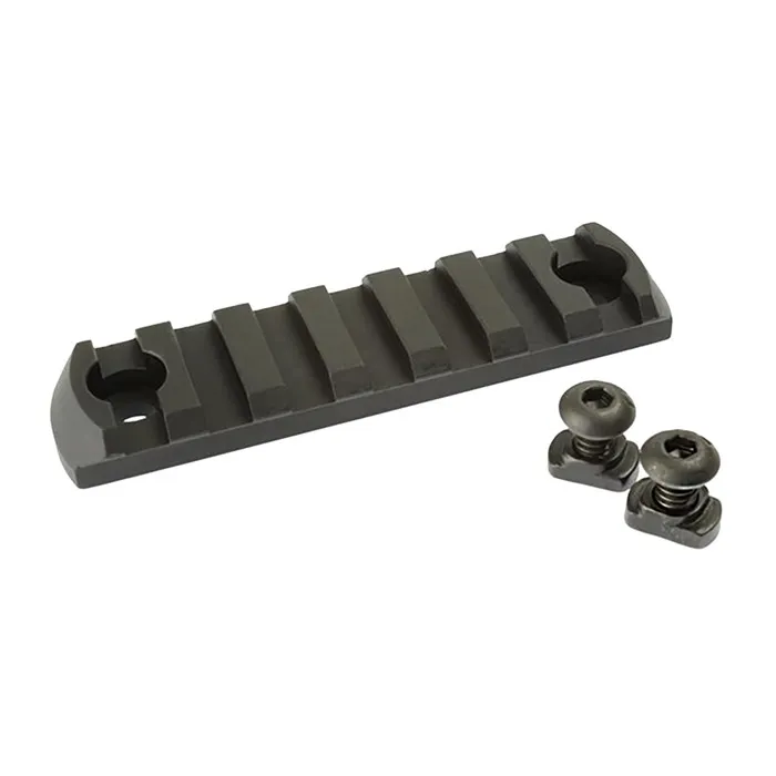 Cmc Triggers M-Lok Picatinny Rail Sections Aluminum - M-Lok Picatinny 7 Slot Rail Section Aluminum Black - Handguard for AR-15 - view 2