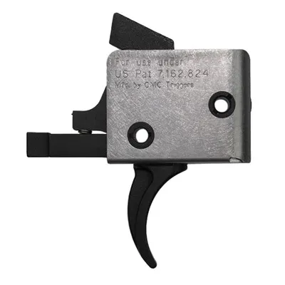 Cmc Triggers Single Stage Trigger Curved Large Pin 4 Lb - Trigger for AR-15 - view 1