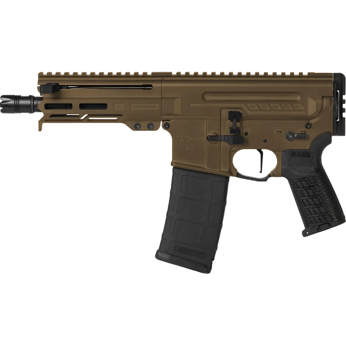 CMMG .300 AAC Blackout AR Pistol with 6.5" Barrel, Bronze - 30A0E33MB - Barrel for AR-15, vista 1