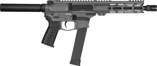CMMG Banshee Mk10 10AE30F-TNG Pistol, 10mm, 8" Barrel, 30+1, Semi-Auto, Radial Delayed Blowback, Tungsten, Optics-Ready. - Barrel for AR-15 - view 1
