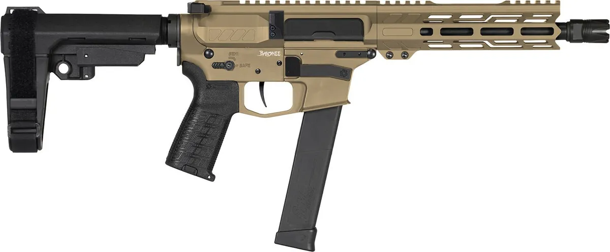 CMMG Banshee MK10 Coyote Tan 10mm 8" Barrel 30-Rounds - Barrel for AR-15, vista 1