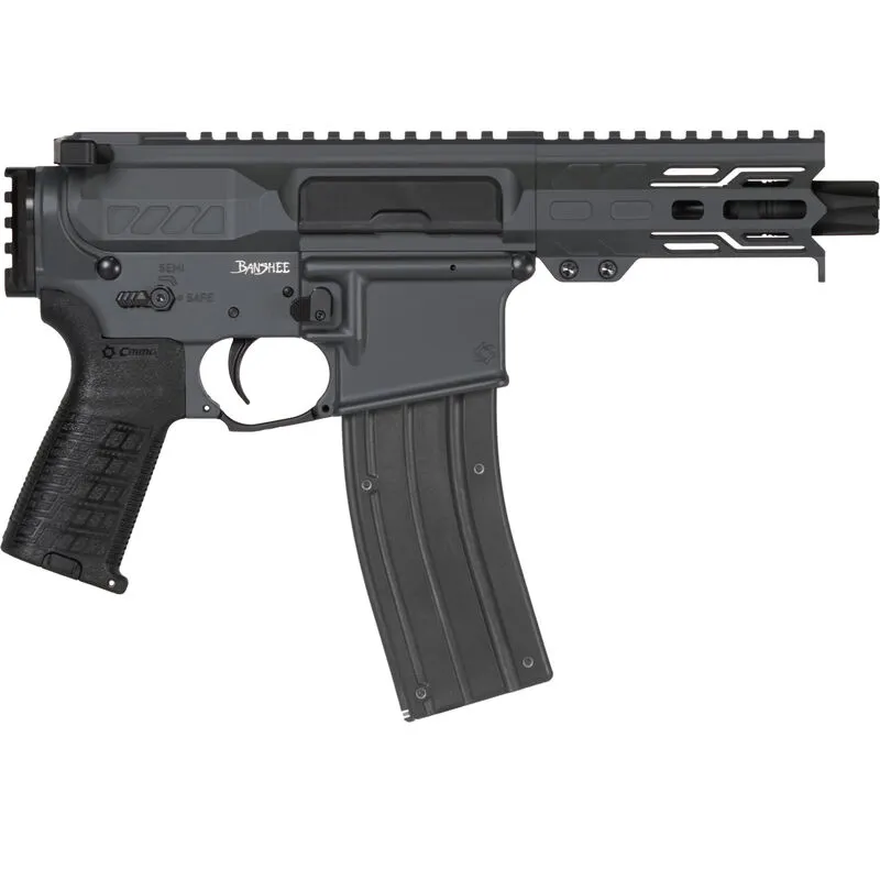 CMMG Banshee MK4 .22LR 4.5" 25 Round End Cap Snipe... - Muzzle Device for AR-15, vista 1