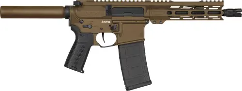 CMMG Banshee Mk4 300BLK 8" Pistol 30A240F-MB 30-Round Semi-Auto 4140CM Barrel Cerakote Midnight Bronze 5/8-24 Threaded Muzzle. - Barrel for AR-15, vista 2
