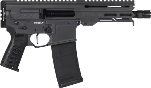 CMMG 55A938F-SG Pistol Dissent MK4 6.5" 30rd Sniper Grey - Complete Rifle, vista 1