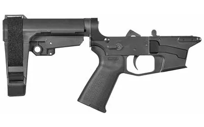 CMMG Banshee 300 MK17 Complete Lower 9mm RipBrace - Lower Receiver for AR-15, vista 1