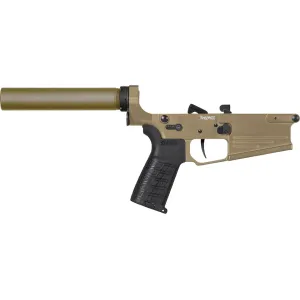 CMMG BANSHEE Mk3/AR10 Complete Lower Receiver ZEROED Trigger Pistol Tube Coyote Tan - Lower Receiver for AR-15 - view 1