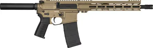 CMMG Banshee Mk4 300BLK 30AD60F-MB Pistol, .300 BLK, 12.5" Barrel, 30+1, Direct Impingement, Midnight Bronze, RipBrace. - Complete Rifle, vista 1