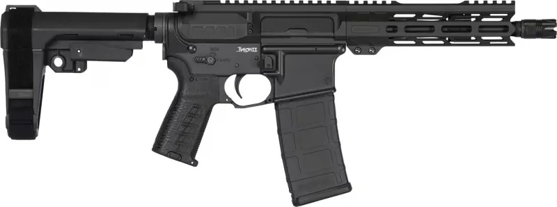 CMMG BANSHEE Mk4 Semi-Automatic .300 Blackout Pistol, 8" Barrel, 30+1 Capacity, SBA3 Stabilizing Brace - Armor Black Cerakote - 30AF20A-AB - Complete Rifle - view 1
