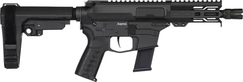 CMMG Banshee MKG 45A150F-AB Pistol 45 ACP 5" 13rd Semi-Auto Radial Delayed Blowback Optics-Ready Threaded Barrel - Complete Rifle - view 1