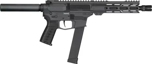 CMMG Banshee MkG Pistol 45A790F-SG, .45 ACP, 8" Barrel, 26rd, Semi-Auto, Glock Mag Compatible, Cerakote Grey - Complete Rifle, vista 1