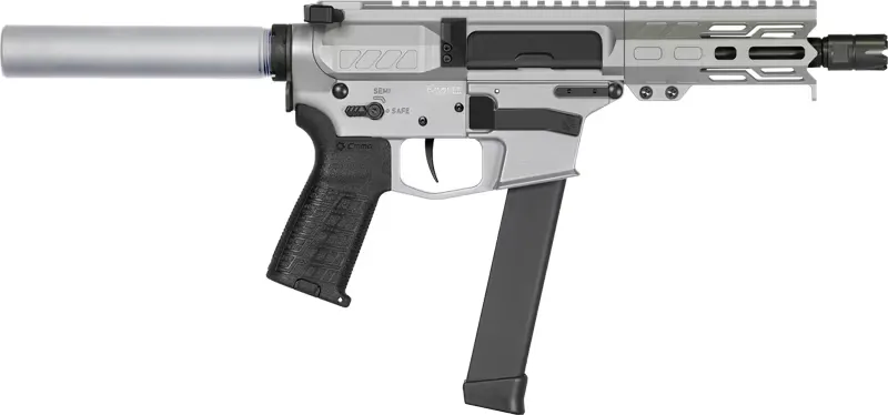 CMMG Banshee MkGs 99A190F-TI Pistol 9mm 5" Barrel 33+1 Semi-Auto Titanium Finish Threaded Barrel M-LOK. - Complete Rifle, vista 1