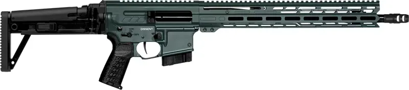 CMMG Dissent Mk4 28A490F-CG Rifle 22 ARC 16.1" 10rd Semi-Auto Charcoal Green Folding Stock, M-LOK - Complete Rifle, vista 1