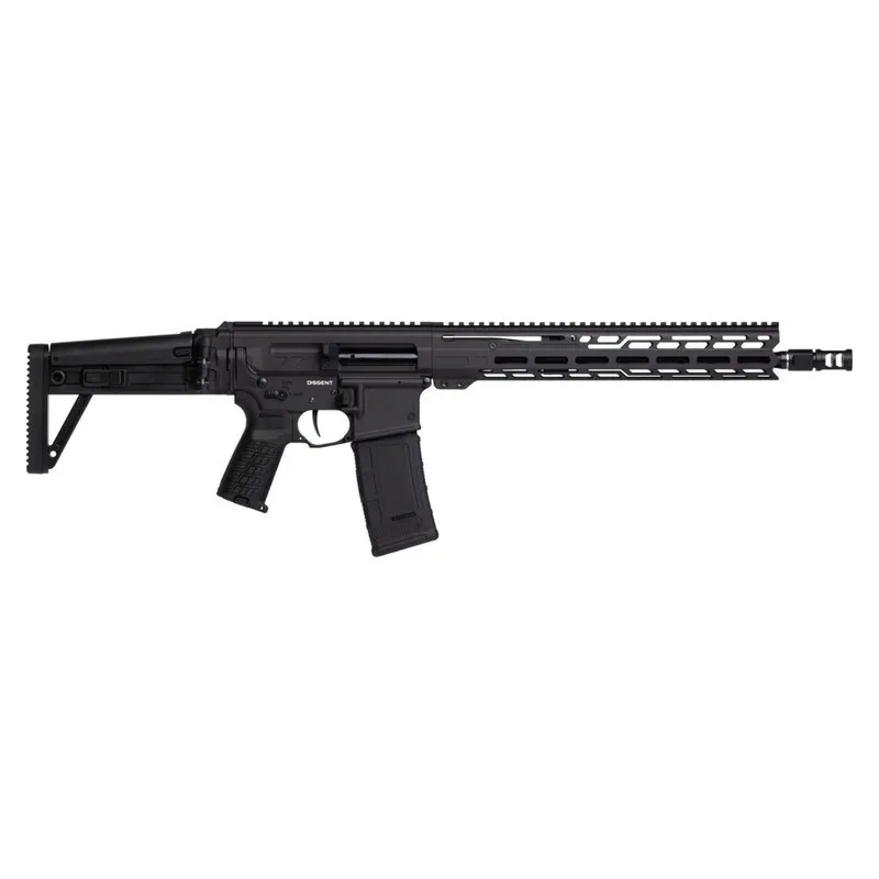 CMMG Dissent Mk4 5.56mm Compact Action 14.5in P&W 30rd Armor Black Rifle (55AC10B-AB) - Complete Rifle - view 1