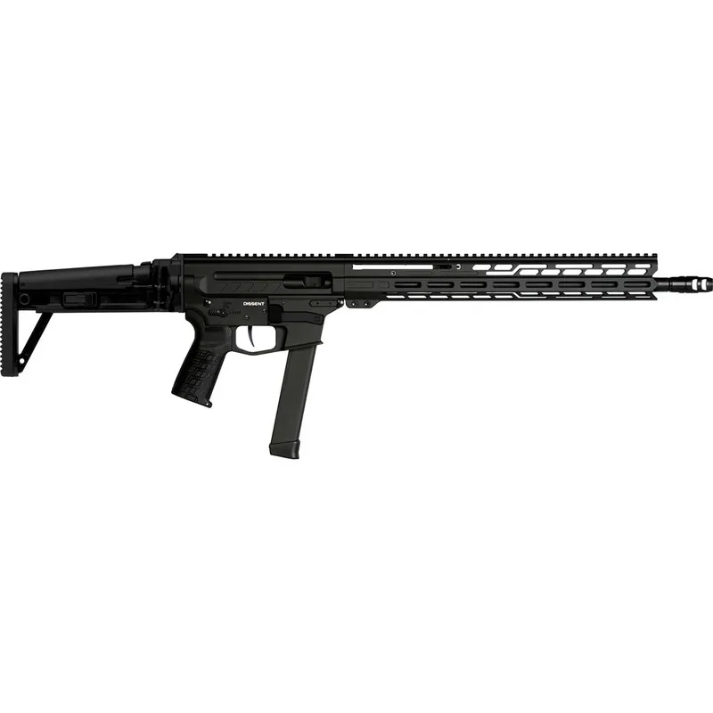 CMMG Dissent MkGs 9mm 16.1in 33rd Armor Black Compact Action Rifle (99AE10F-AB) - Complete Rifle, vista 1