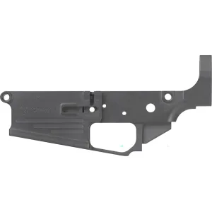 CMMG Mk3/AR10 Stripped Lower Receiver Tungsten - Lower Receiver for AR-15 - view 1