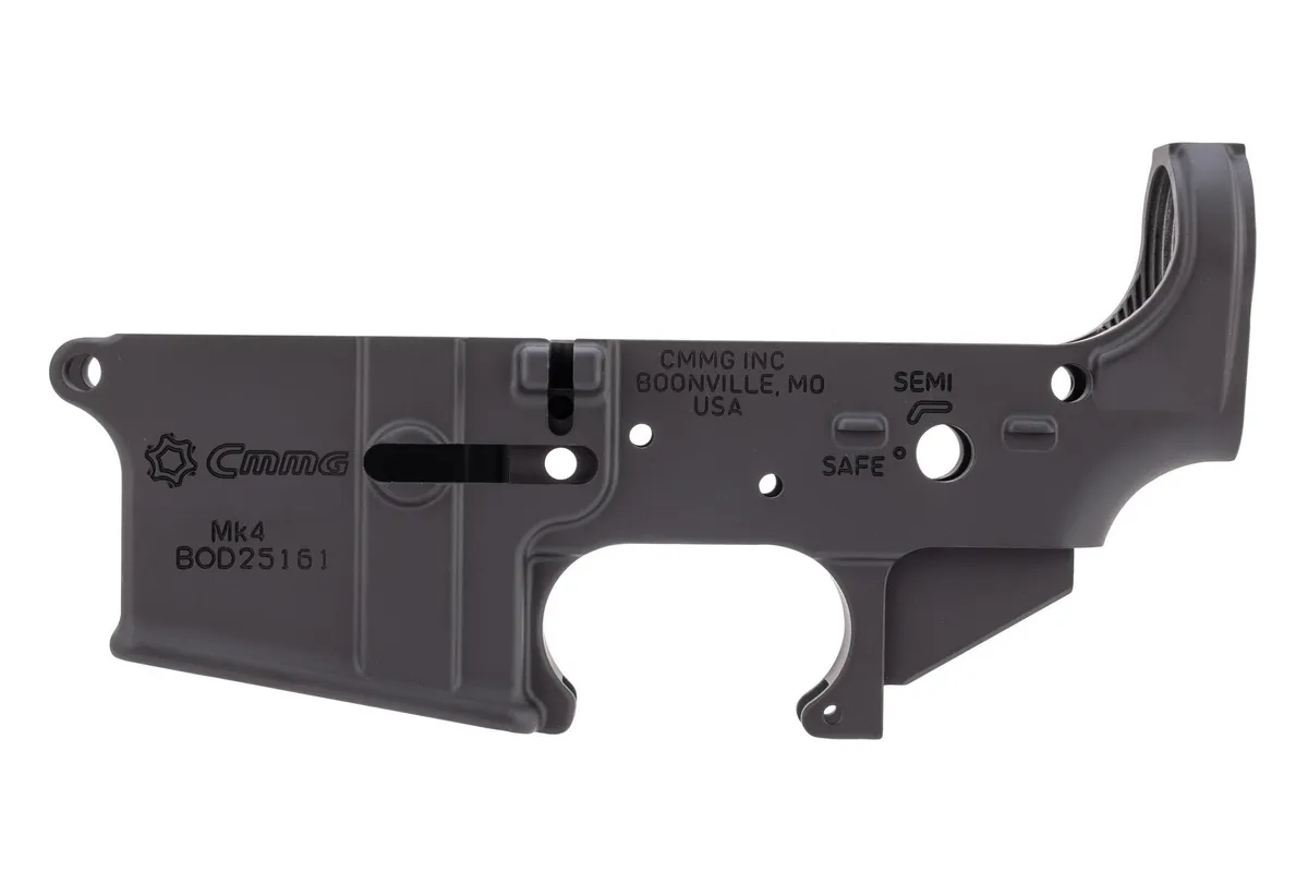 CMMG Mk4/AR15 Stripped Lower Receiver Armor Black - Lower Receiver for AR-15 - view 4