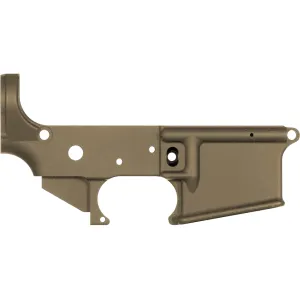 CMMG Mk4/AR15 Stripped Lower Receiver Coyote Tan - Lower Receiver for AR-15, vista 1
