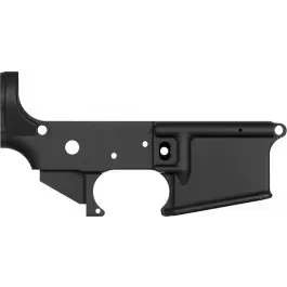 CMMG Mk4 Stripped Lower Receiver 55CA102AB, Rifle, .223 Rem/5.56 NATO, 0" Barrel, Armor Black Cerakote, 7075-T6 Aluminum - Lower Receiver for AR-15, vista 1