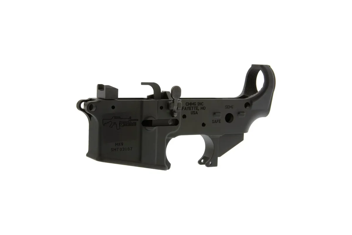 CMMG MK9 9mm Stripped Lower Receiver - Lower Receiver for AR-15, vista 1
