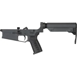 CMMG RESOLUTE Mk3/AR10 Complete Lower Receiver Mil-Spec Trigger Sniper Gray - Lower Receiver for AR-15, vista 1