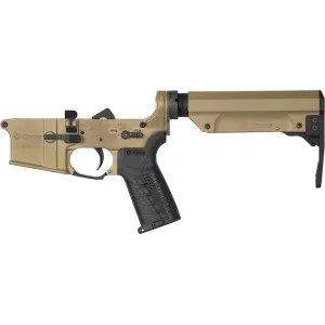 CMMG RESOLUTE Mk4/AR15 Complete Lower Receiver Mil-Spec Trigger Coyote Tan - Lower Receiver for AR-15, vista 1