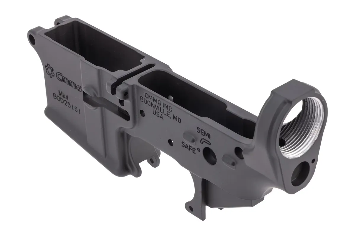CMMG MK4 .223 Remington AR Lower, Black - 55CA102AB - Lower Receiver for AR-15 - view 3