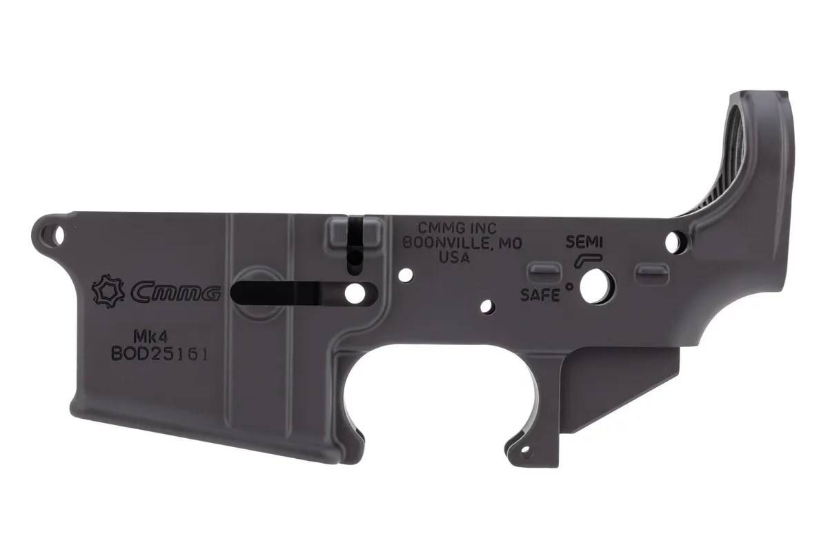 CMMG MK4 .223 Remington AR Lower, Black - 55CA102AB - Lower Receiver for AR-15 - view 4