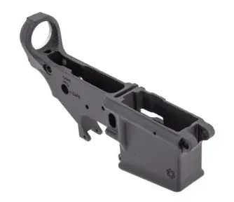 CMMG MkGs AR-15 Stripped Lower Receiver - Armor Black - Lower Receiver for AR-15 - view 1