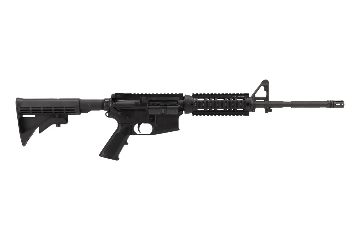 Colt AR-15 5.56 Rifle - 16" Colt Carbine Gas Barrel FSB and 7" DoubleStar 2 Piece Quad Rail - USED - POLICE TRADE IN - Barrel for AR-15 - view 1