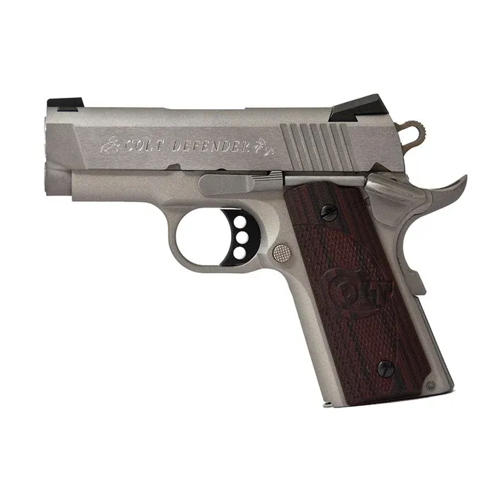 Colt Defender 45 ACP 3" BBL (1)7RD Mag SS/Black w/Cherry Grip - Barrel for AR-15 - view 1