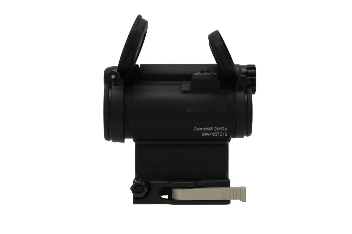 Aimpoint CompM5 2 MOA Red Dot Reflex Sight W/Spacer & LRP Mount Black - Optic - view 2