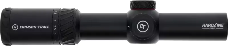 Crimson Trace 013002401 Hardline Black Anodized 1-6x24mm 34mm Tube Illuminated CT TR1-MOA Reticle - Rifle Scope, vista 2