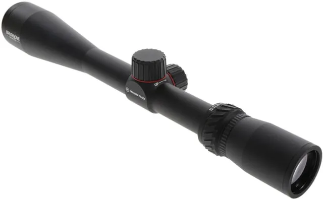 Crimson Trace Brushline Rifle Scope 4-12x40mm 1in Tube Second Focal Plane CT Custom BDC Rimfire Reticle MOC Coating Black - Rifle Scope, vista 1