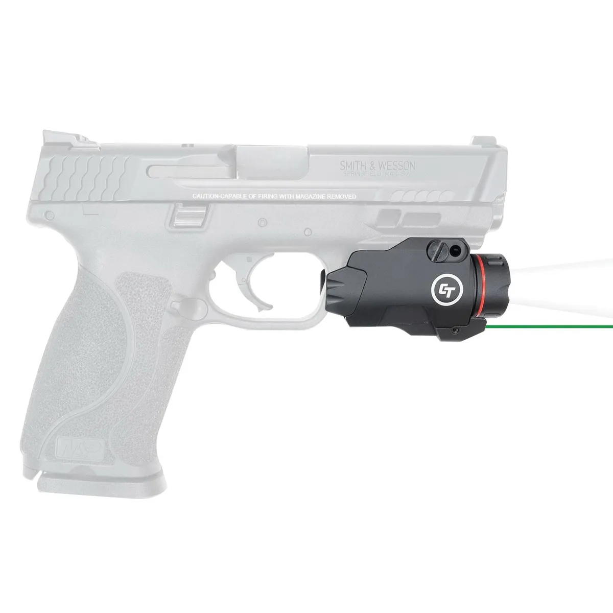 Crimson Trace CMR-207G Rail Master Pro Universal Green Laser Sight and Tactical Light - 400 Lumens - Light - view 2