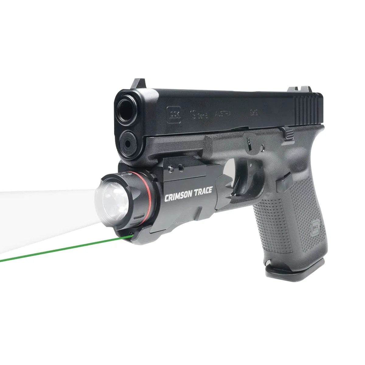 Crimson Trace CMR-207G Rail Master Pro Universal Green Laser Sight and Tactical Light - 400 Lumens - Light - view 3