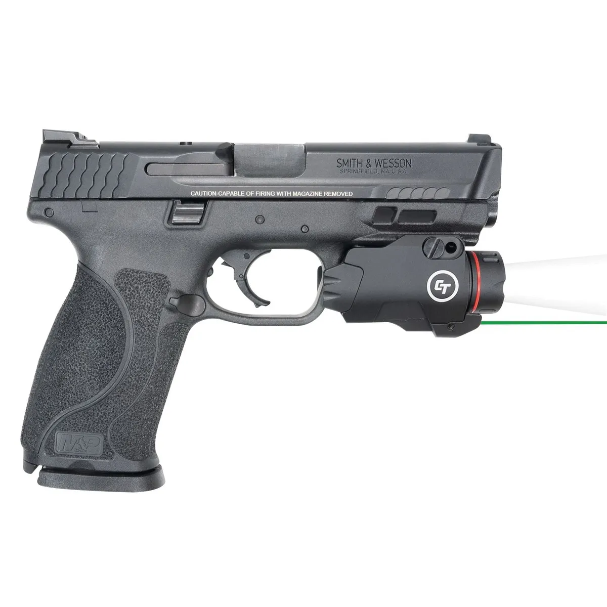 Crimson Trace CMR-207G Rail Master Pro Universal Green Laser Sight and Tactical Light - 400 Lumens - Light - view 5