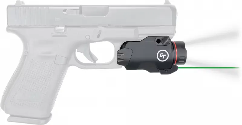 Crimson Trace CMR207G Railmaster Green Laser Black - Laser, vista 1