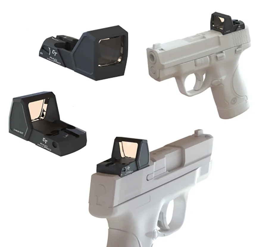 Crimson Trace Corporation RAD Pro, Red Dot, Open Reflex Sight, Black, 3 MOA - Optic - view 1