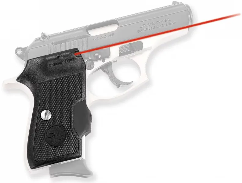 Crimson Trace Front Activation Replacement Laser Grip for Bersa 380 Pistols, Black - LG-442 - Laser, vista 1