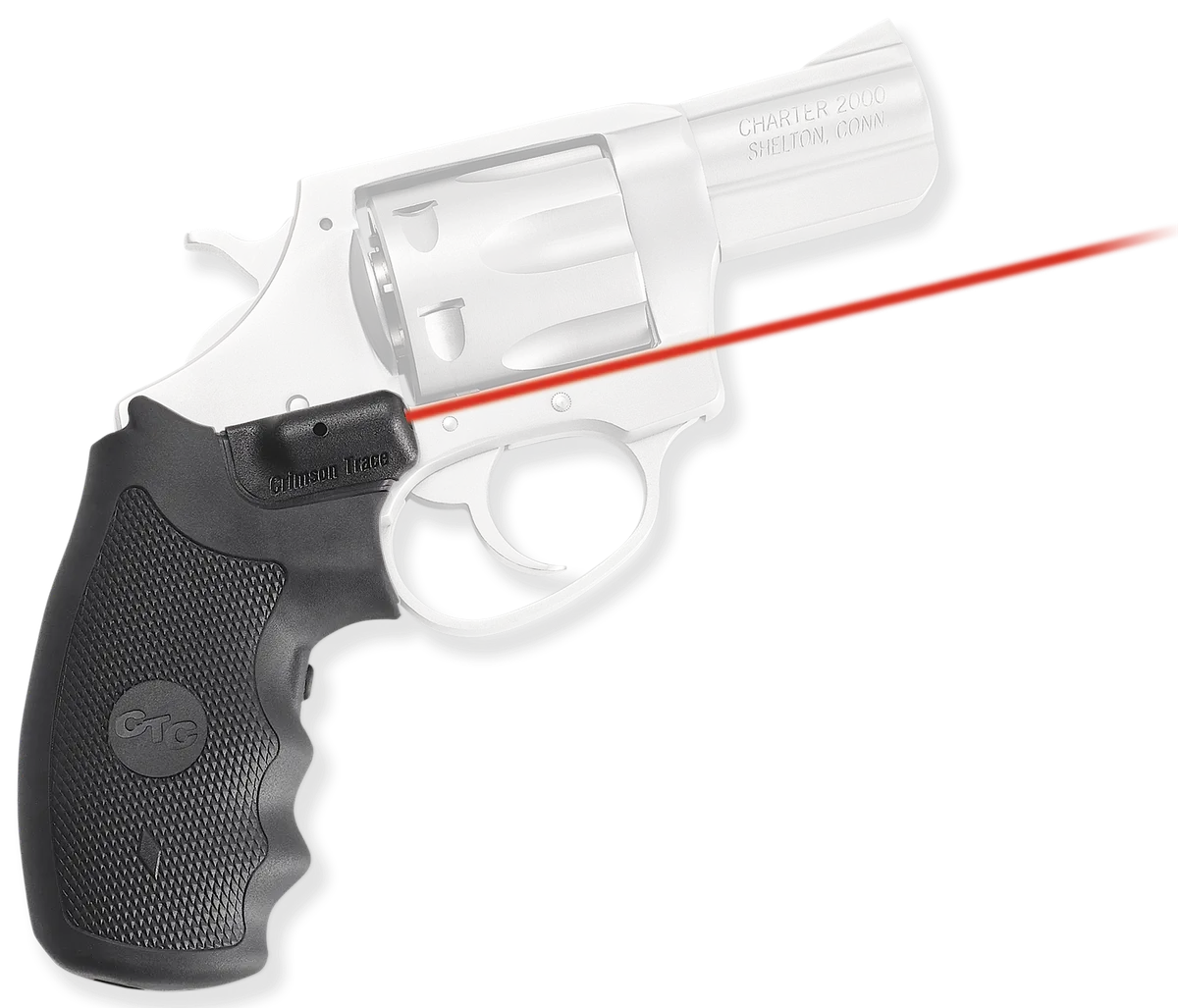 Crimson Trace Front Activation Replacement Laser Grip for Charter Arms 22/32/38 Revolvers, Black - LG-325 - Laser - view 1