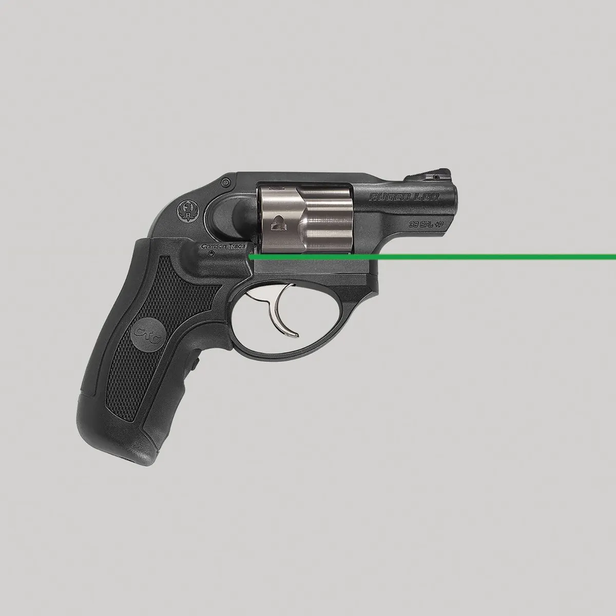 Crimson Trace Front Replacement Laser Grip for Ruger LCR Pistols and LCRX Revolvers, Black - LG415 - Laser - view 2