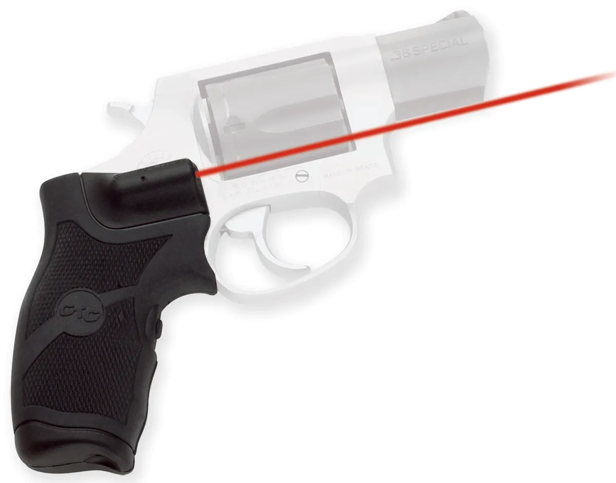 Crimson Trace Front Replacement Laser Grip for Taurus Small Frame Revolver, Black - LG385 - Laser - view 1